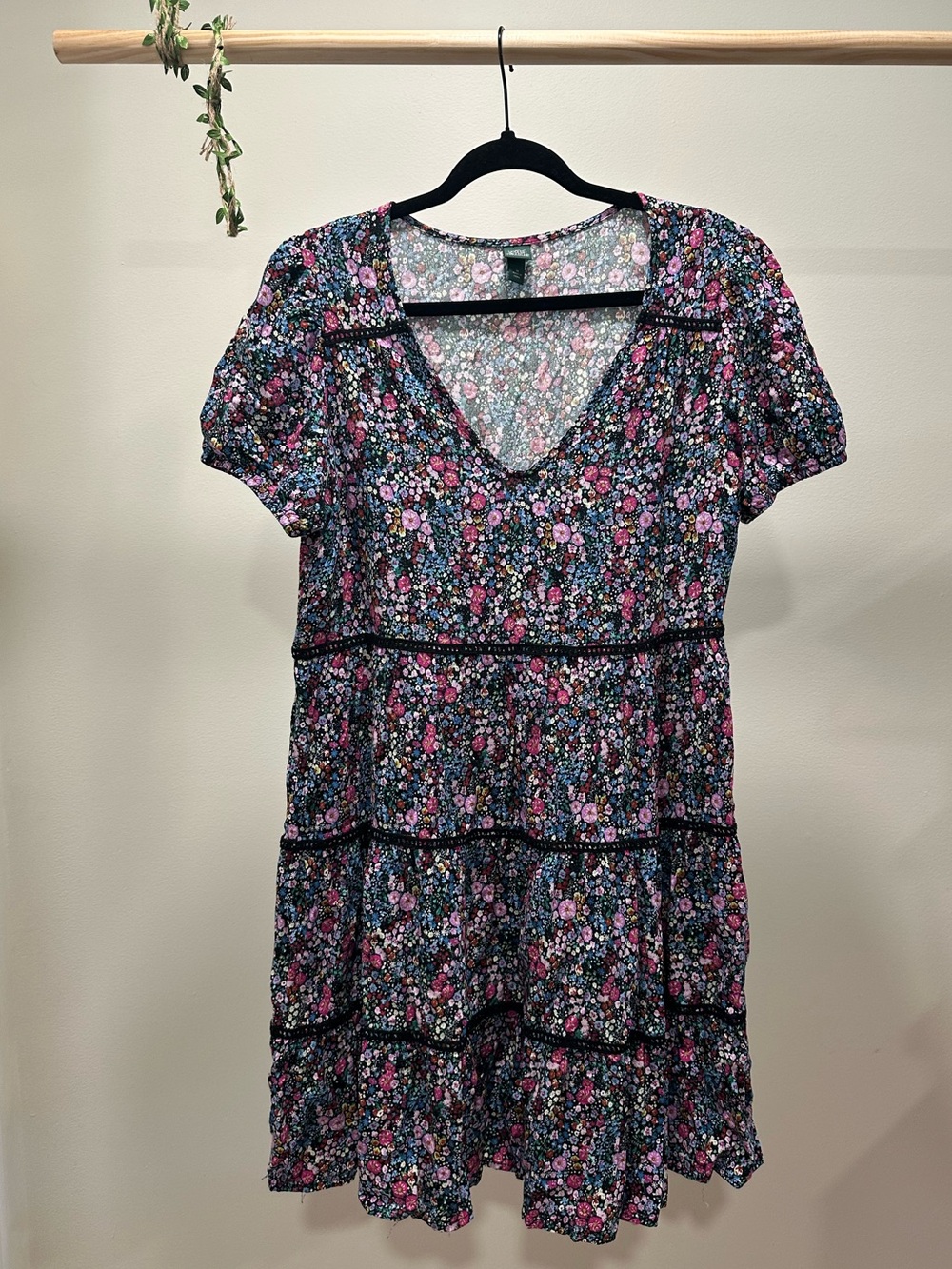 wild fable Pink Floral Sheer Blouse